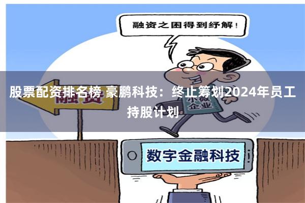 股票配资排名榜 豪鹏科技：终止筹划2024年员工持股计划