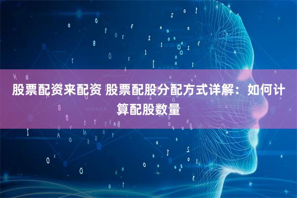 股票配资来配资 股票配股分配方式详解：如何计算配股数量